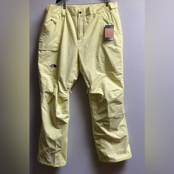NWT The North Face Freedom Insulated Ski SnowPants Sunshine Yellow Women’s Sz 2X - Picture 2 of 16
